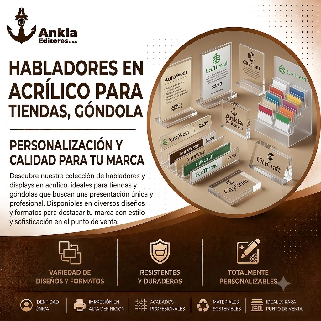 02 habladores acrilico